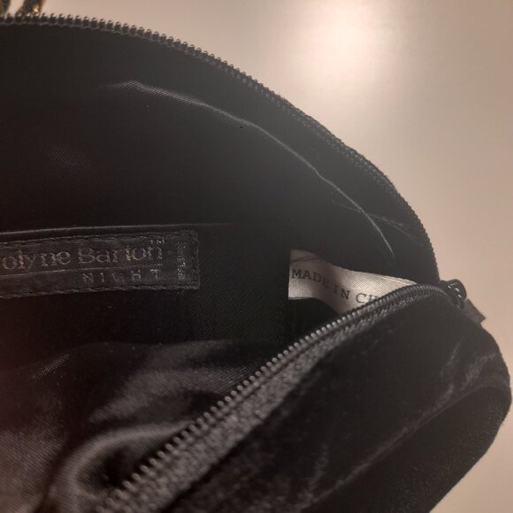 *BOGO FREE* Carolyne Barton Night Vintage Velvet with Gold Accent Chain Purse - Picture 6 of 6